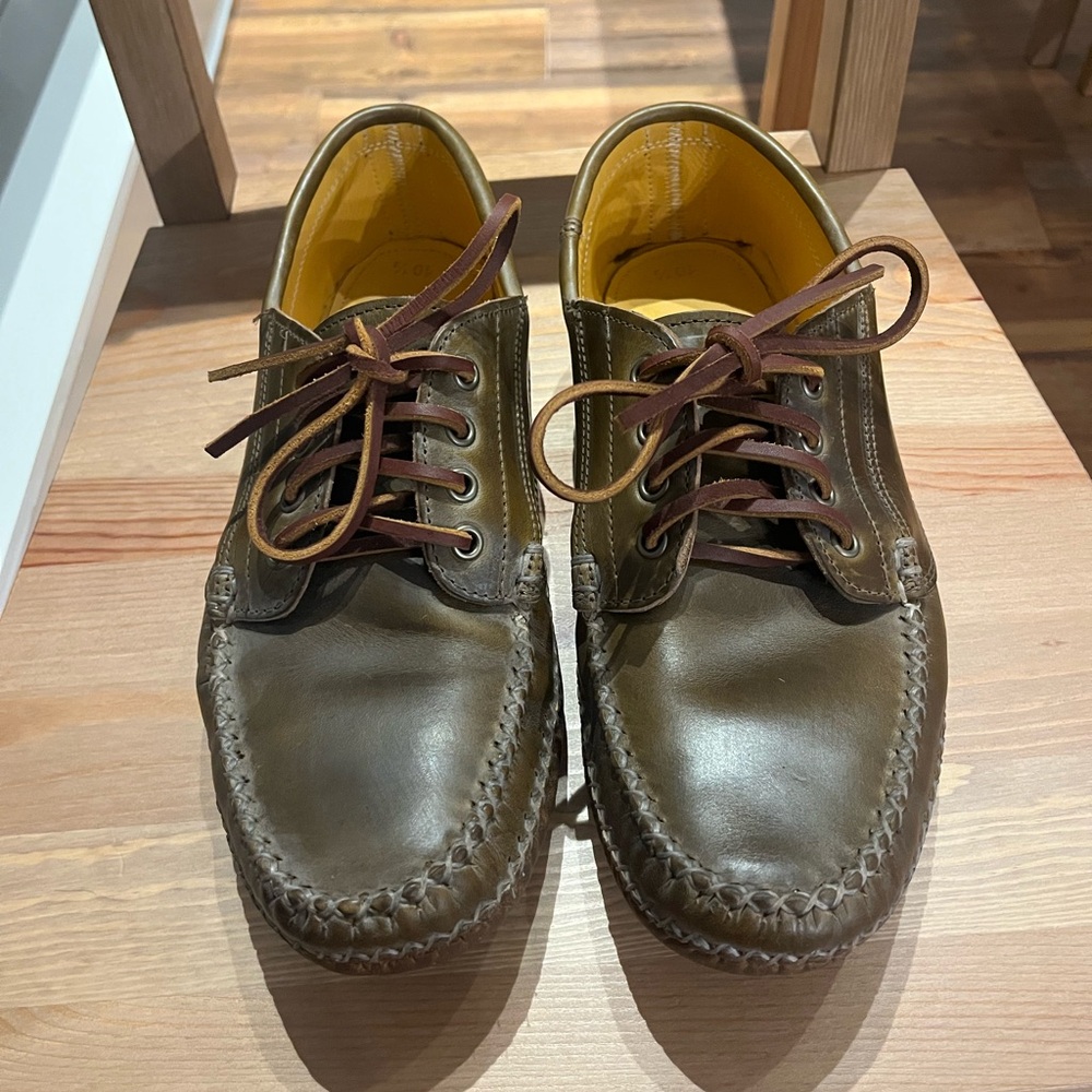 Quoddy Maliseet in Horween Olive Leather